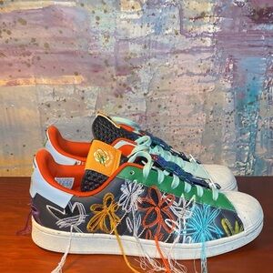 Adidas Originals Superearth x Sean Wotherspoon Superstar Mens Sneakers 9.5